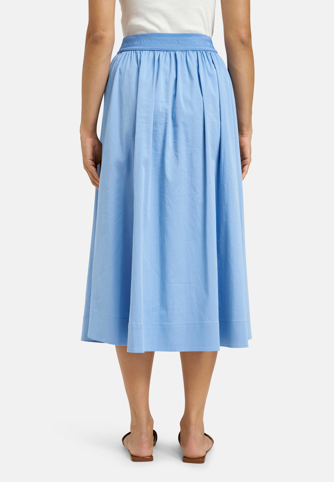 MIDI SKIRT ELASTIC WB, CORNFLOWER PRINT 1624 Bild 4