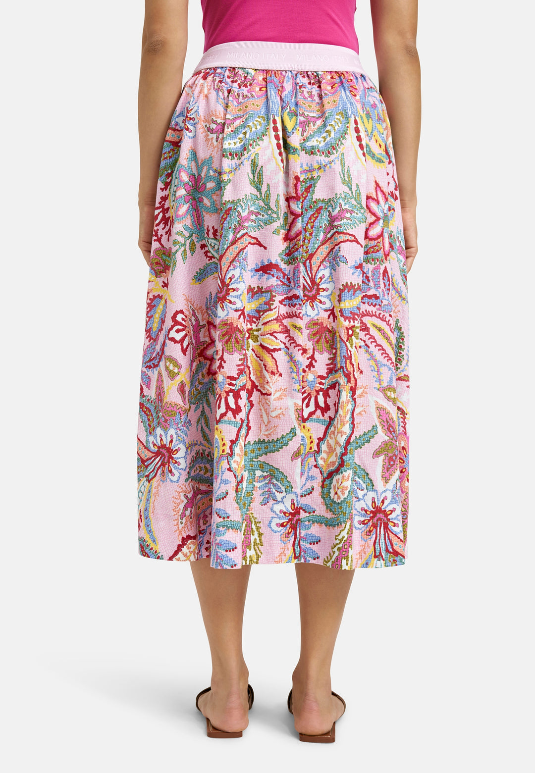 MIDI SKIRT ELASTIC WB, ROS© PRINT 1401 Bild 4