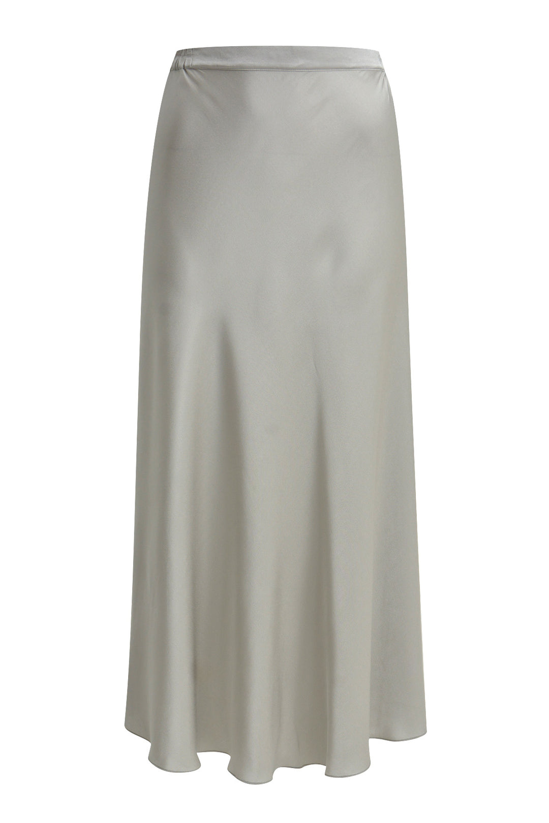 MIDISKIRT W ELASTIC AT BACK WB, SILVER 805 Bild 1