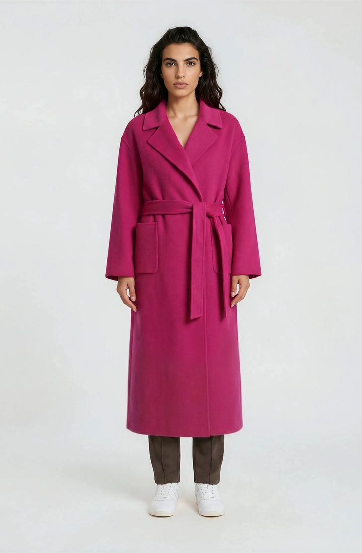 OVERSIZED COAT W LAPEL COLLAR 1/1 S, FUCHSIA 419 Bild 1