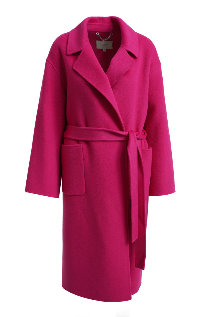 OVERSIZED COAT W LAPEL COLLAR 1/1 S, FUCHSIA 419 Bild 4
