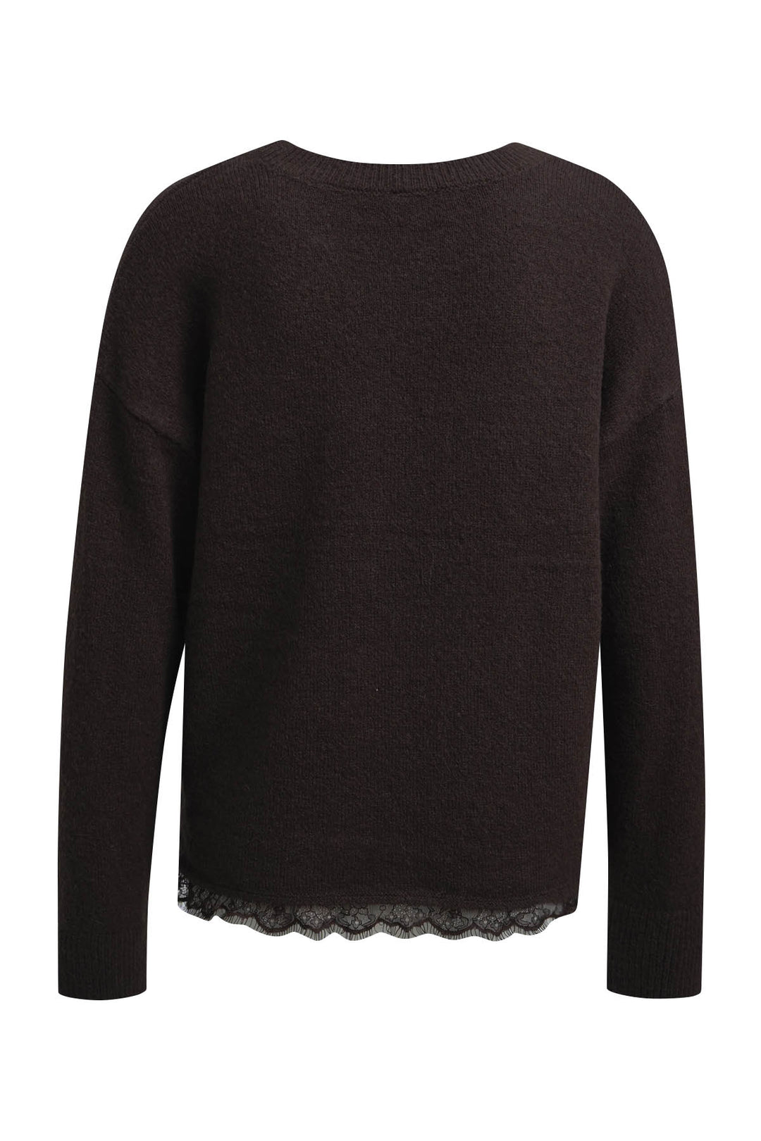 ROUND NECK 1/1 SLEEVE AE LACE AT HE, MOCCA 918 Bild 6
