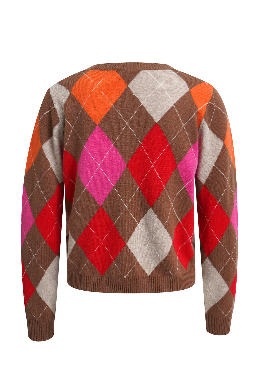 ROUND NECK CARDIGAN 1/1 SLEEVES, CHILI PRINT 1449 Bild 6