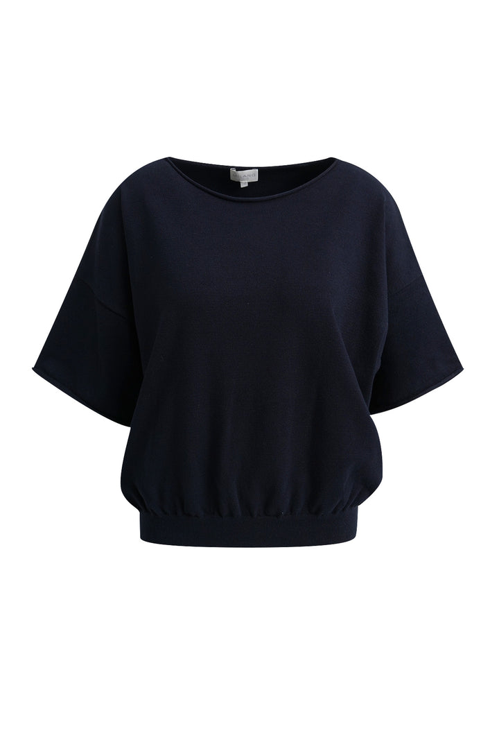 ROUND NECK PULLOVER 3/4 SLEEVES, NAVY 605 Bild 1