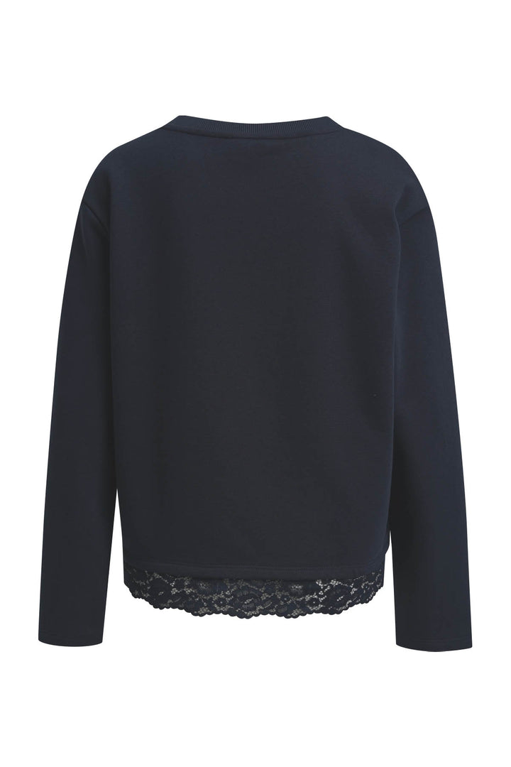 ROUND NECK SWEATSHIRT 1/1 SLEEVE AE, NAVY 605 Bild 6