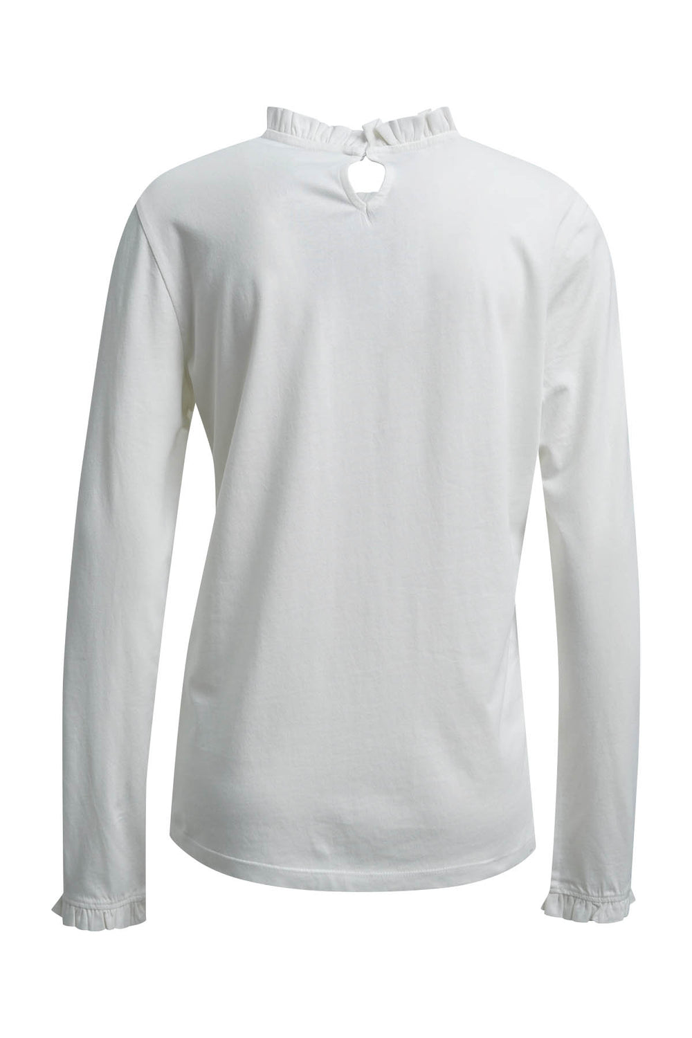 ROUND NECK WITH RUFFLE 1/1 SLEEVE B, OFFWHITE 104 Bild 2
