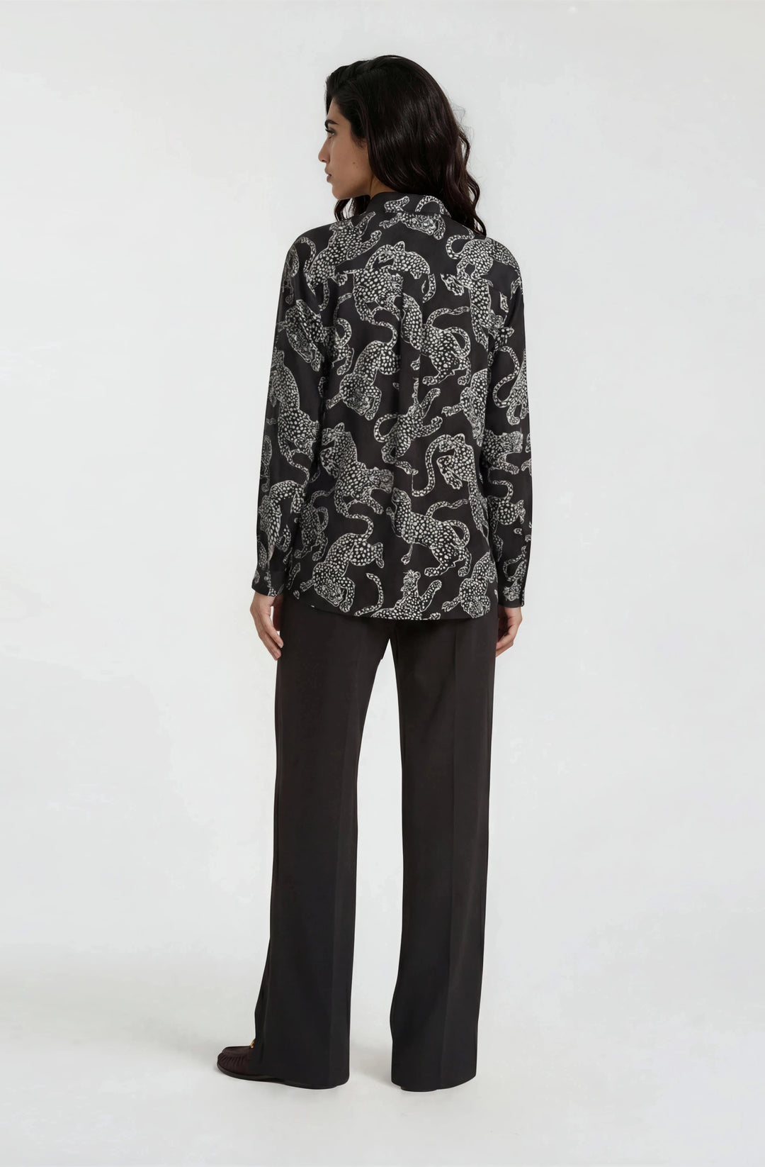 SHIRT BLOUSE 1/1 SLEEVE, MOCCA PRINT 1918 Bild 2