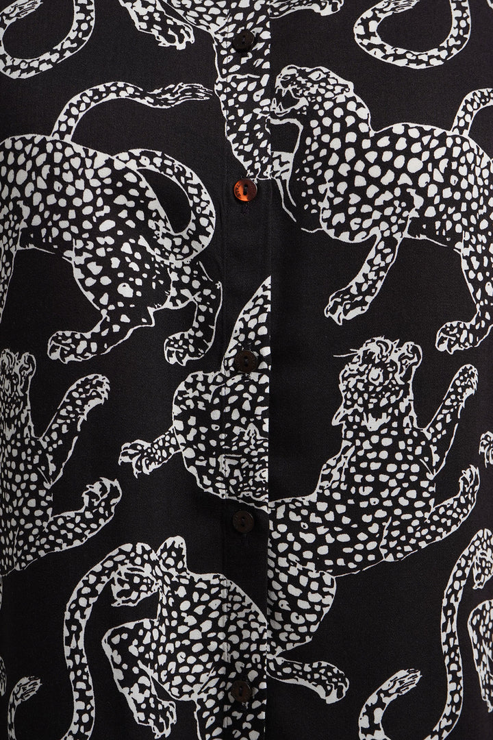SHIRT BLOUSE 1/1 SLEEVE, MOCCA PRINT 1918 Bild 4