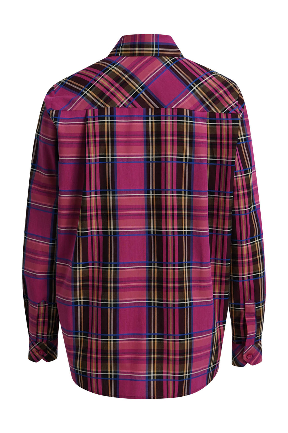 SHIRT BLOUSE 1/1 SLEEVE WITH CHEST, FUCHSIA PRINT 1419 Bild 2