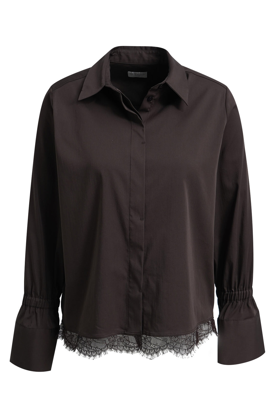 SHIRT BLOUSE W/ ELASTIC GATHERING A, MOCCA 918 Bild 5