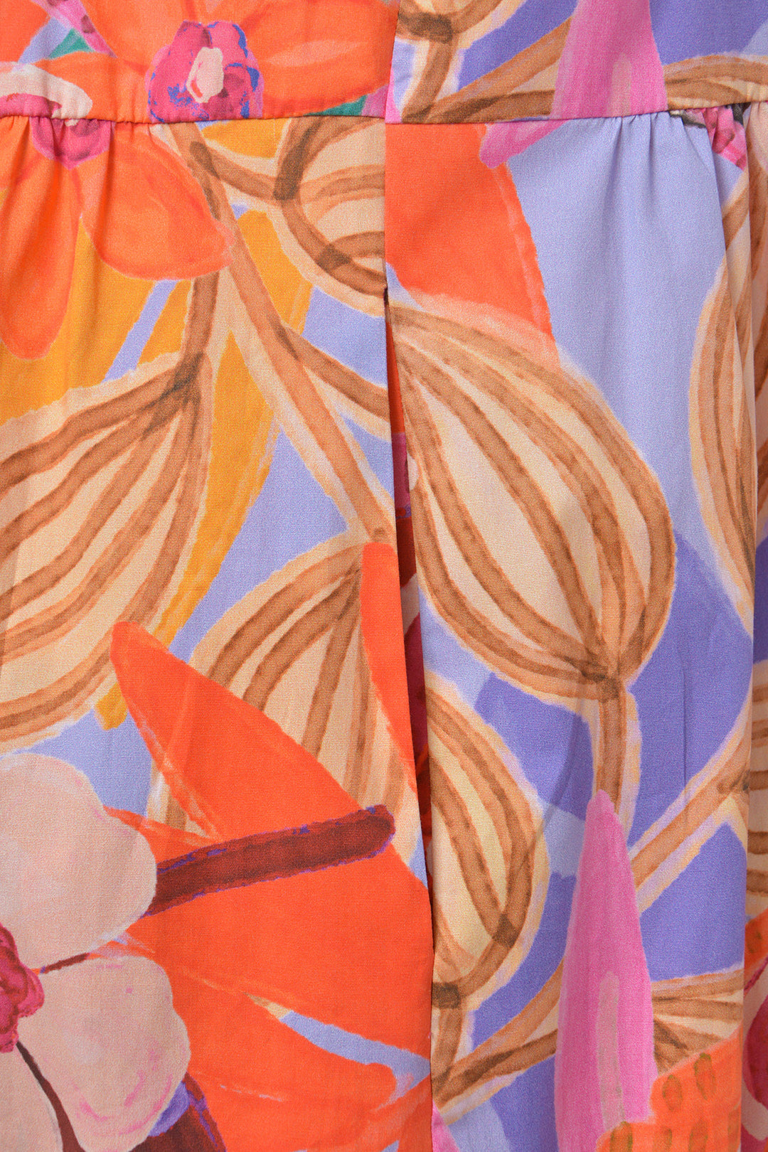 SLEEVELESS ROUNDNECK DRESS WITH VOL, ORANGE PRINT 1300 Bild 3