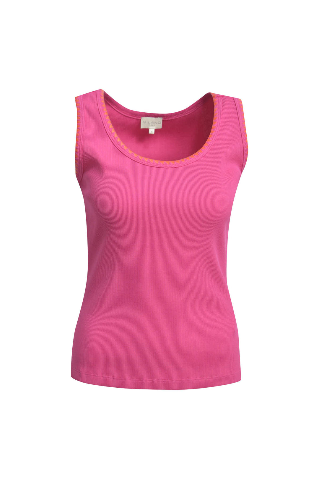 TANKTOP WITH CROCHET EDGE, PINK 406 Bild 1