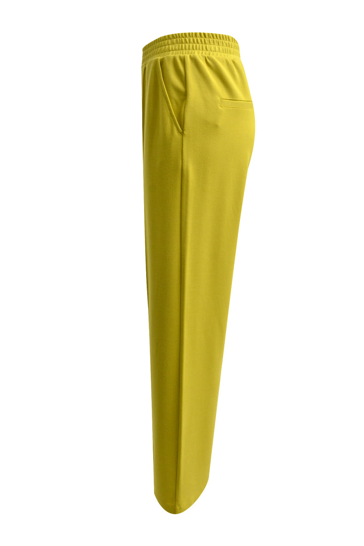 WIDELEG PANTS WITH ELASTIC WAIST AN, PISTACHIO 712 Bild 3