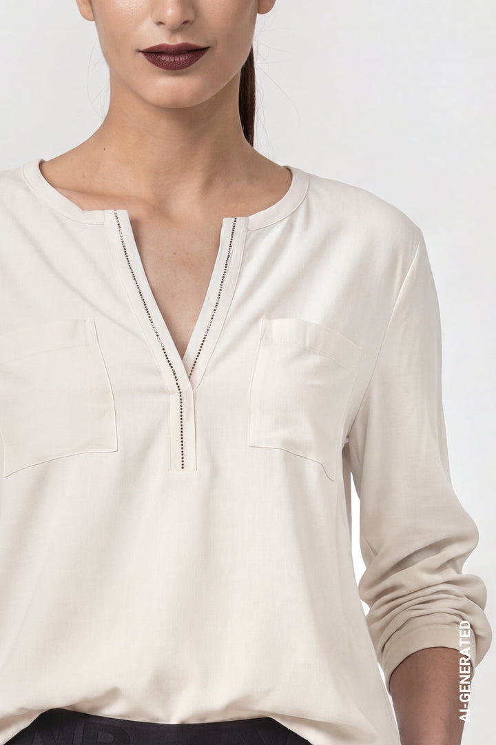 Bluse, antique white 160 Bild 5