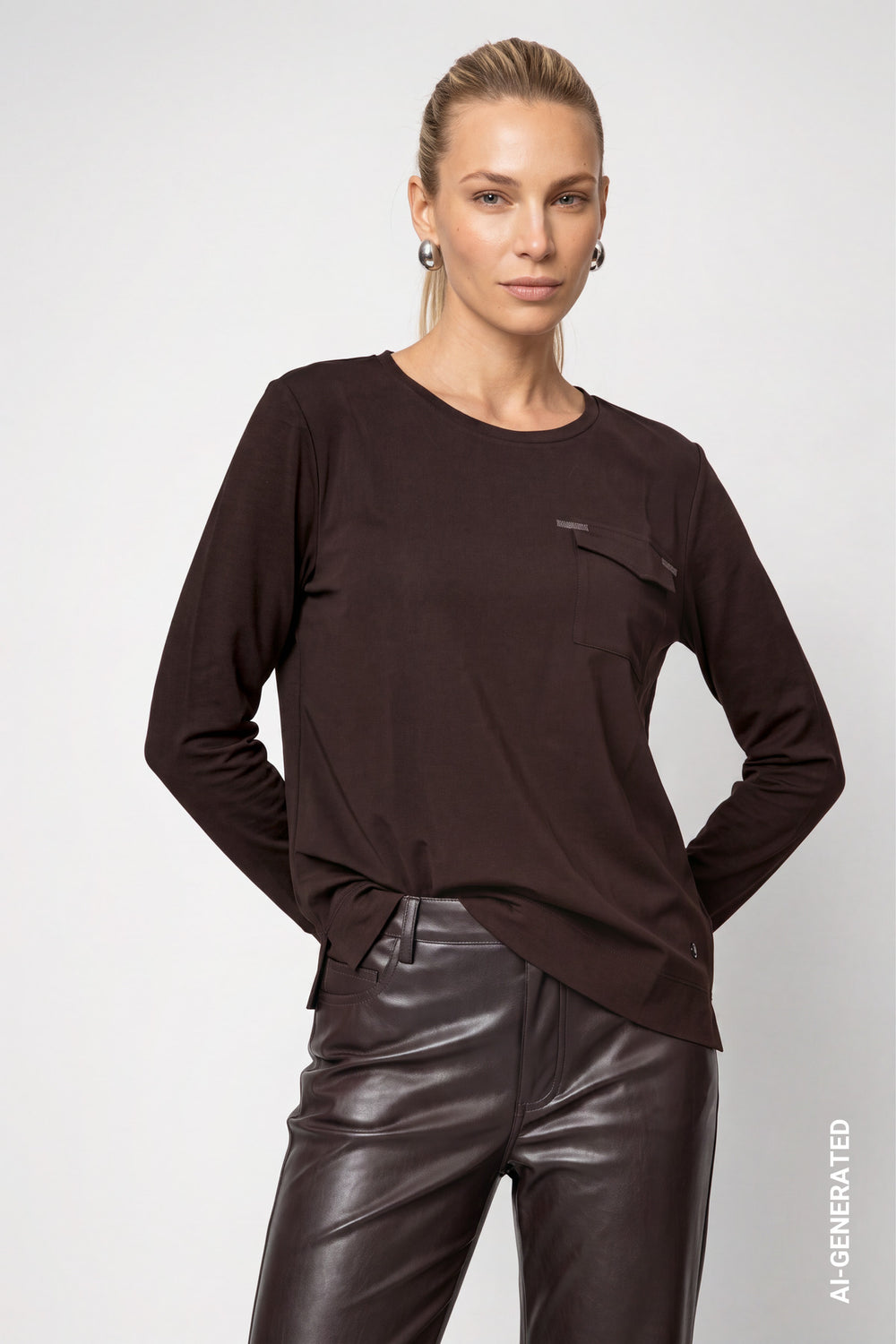 Bluse, black coffee 567 Bild 2