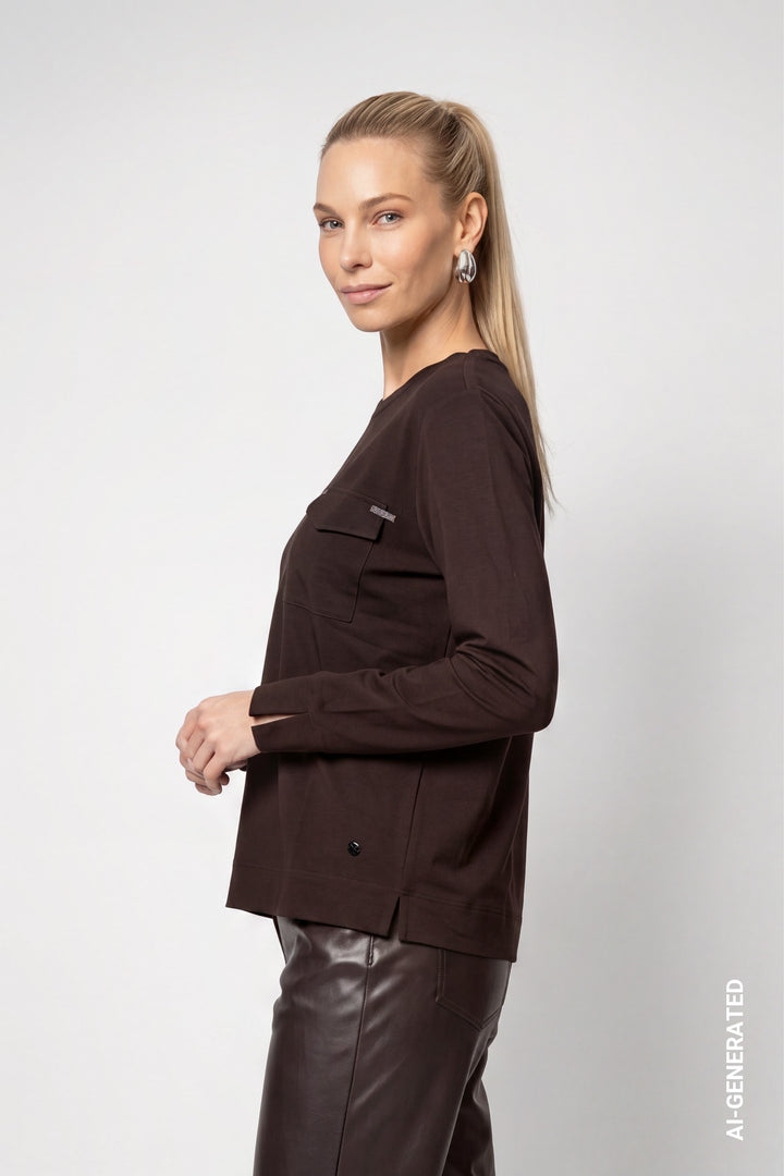 Bluse, black coffee 567 Bild 3