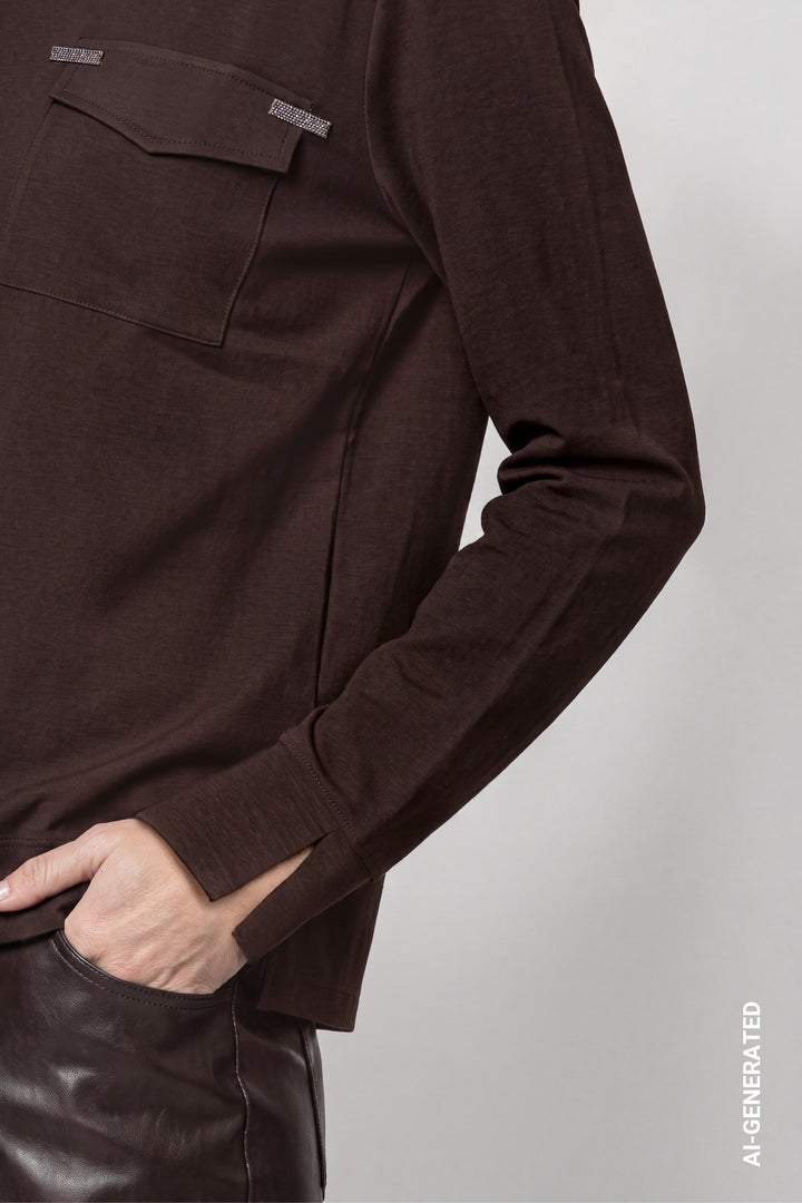 Bluse, black coffee 567 Bild 5