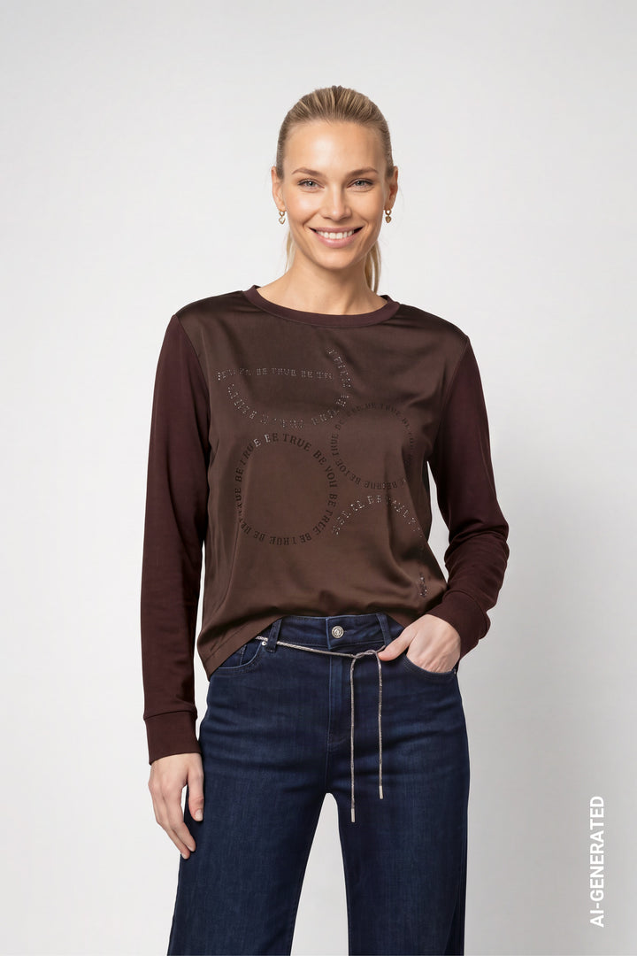 Bluse, black coffee 567 Bild 2
