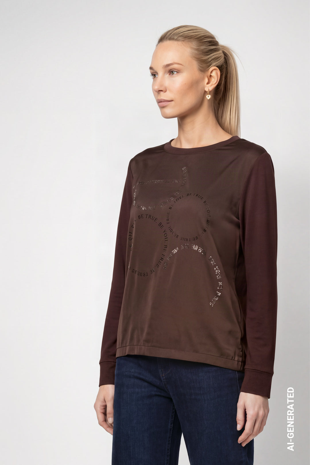Bluse, black coffee 567 Bild 3