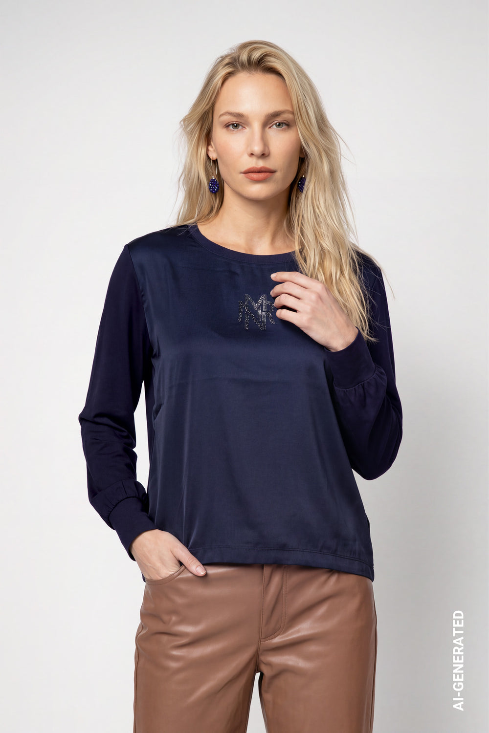 Bluse, dark blue 790 Bild 2