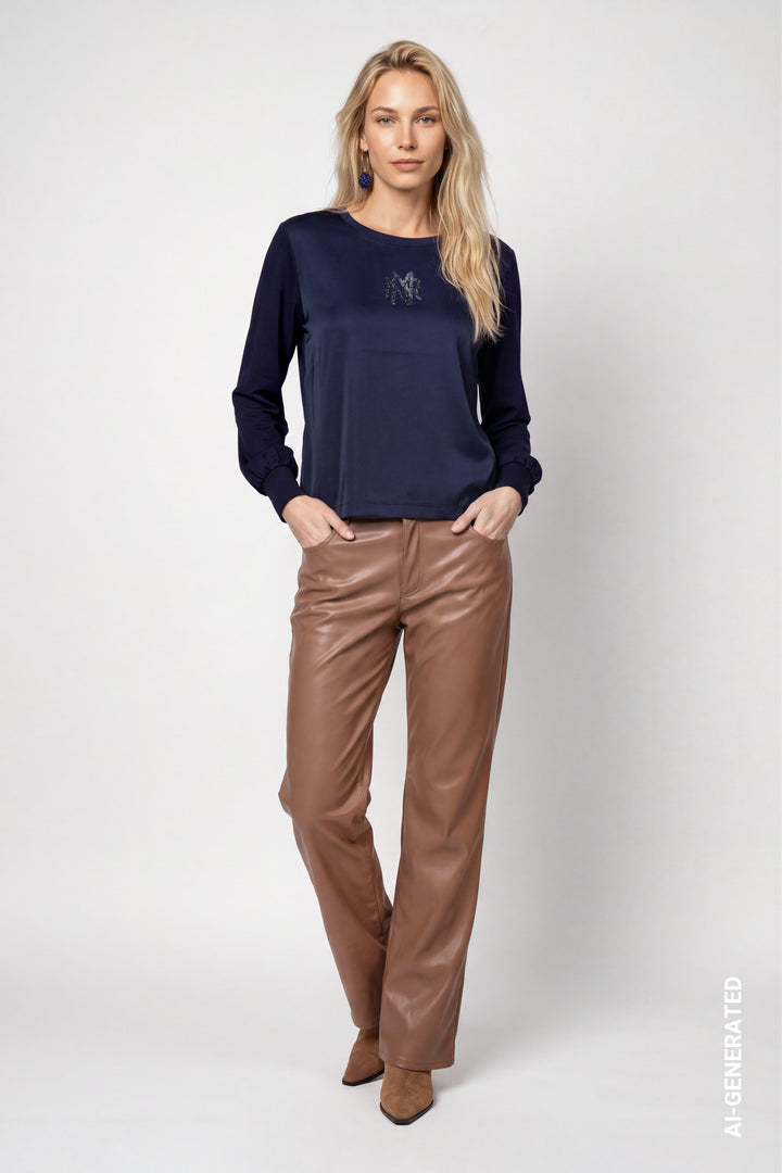 Bluse, dark blue 790 Bild 6