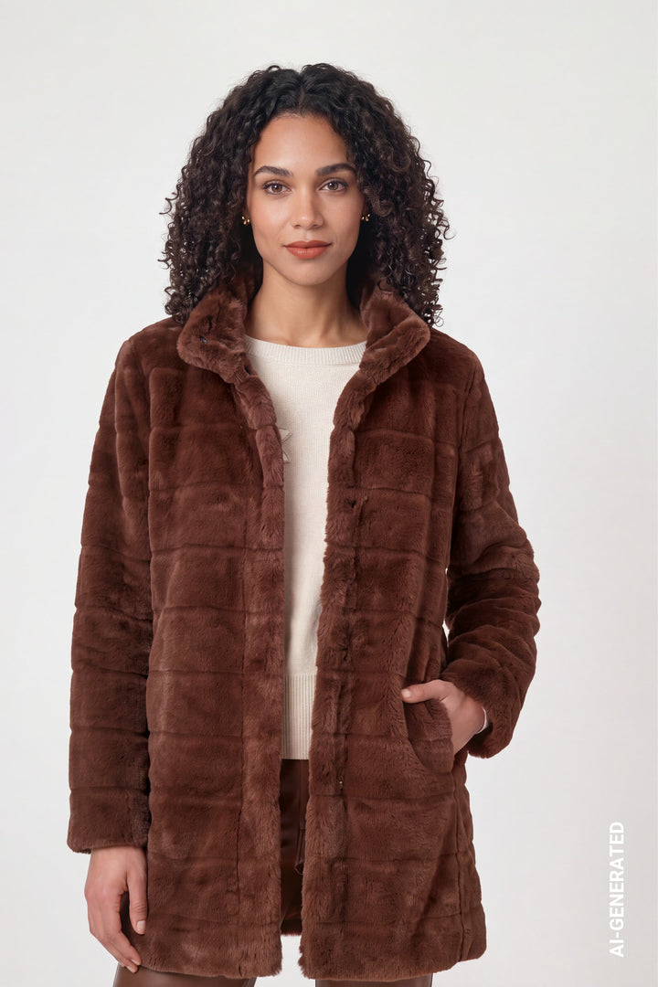 Mantel, chocolate brown 557 Bild 2