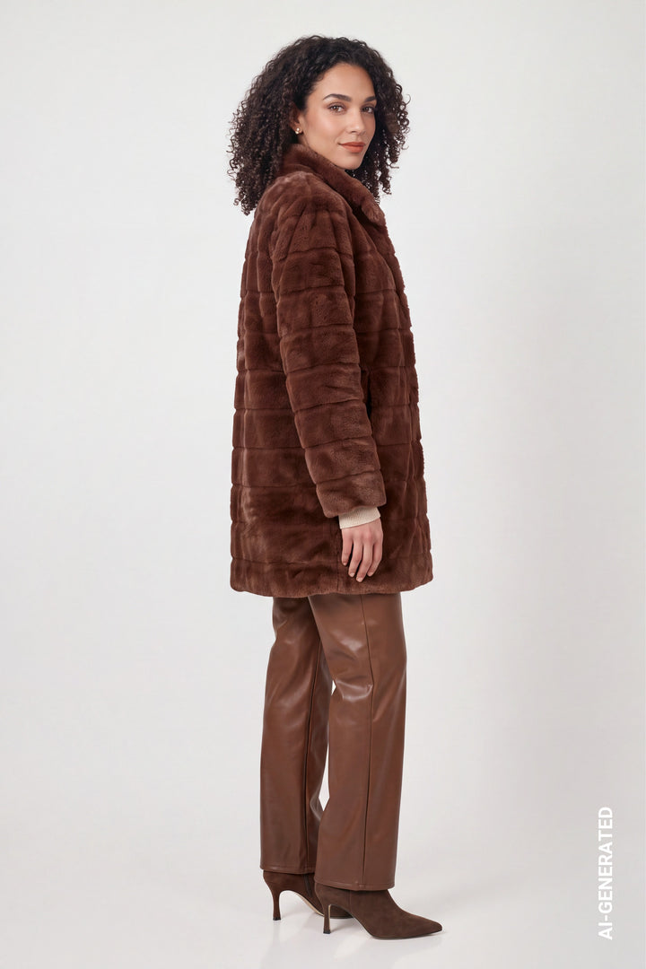 Mantel, chocolate brown 557 Bild 3