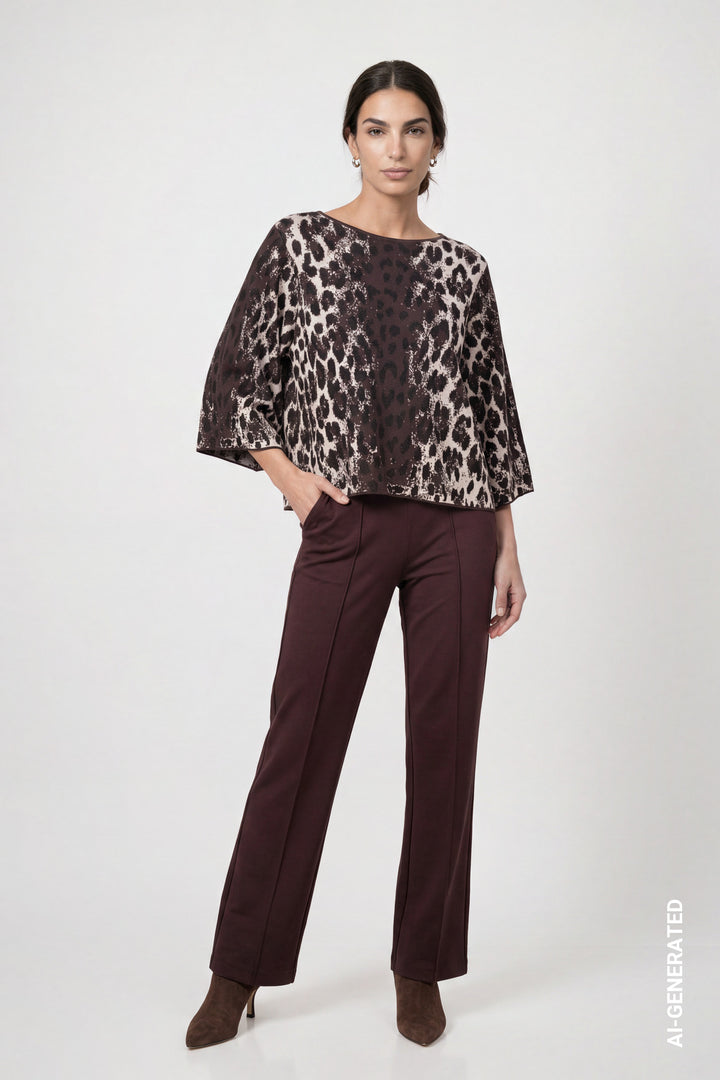 Pullover, black coffee gemustert 569 Bild 6