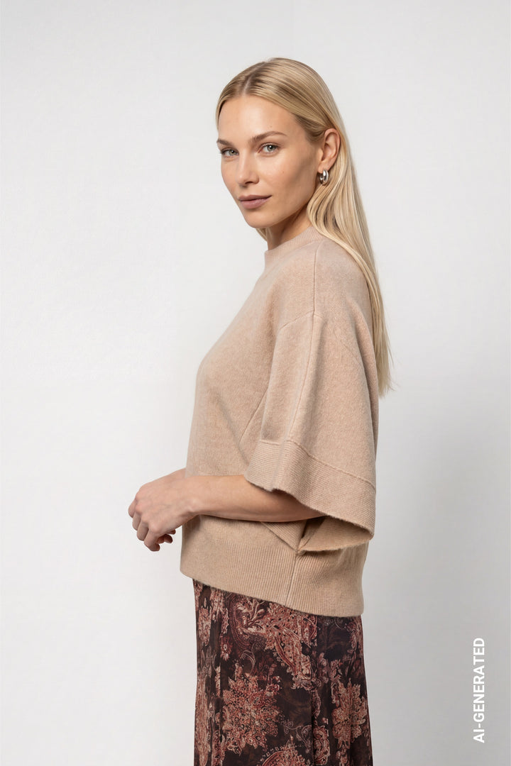 Pullover, cappuccino melange 593 Bild 3