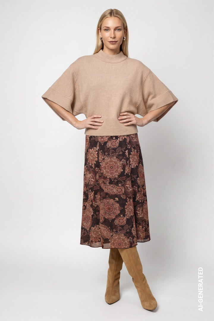 Pullover, cappuccino melange 593 Bild 6
