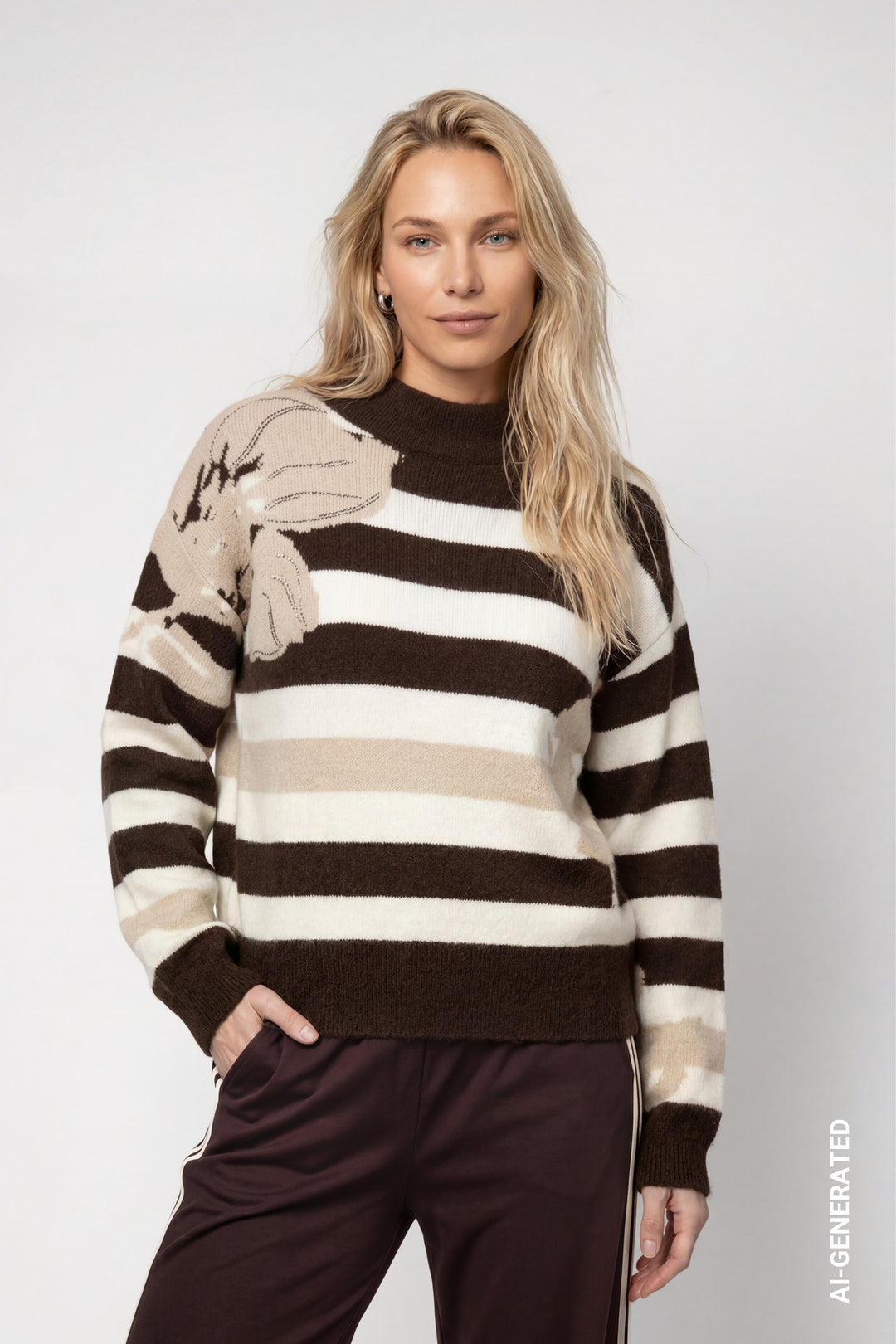 Pullover, cappuccino melange 593 Bild 2