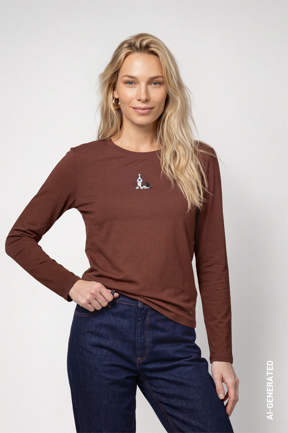 Pullover, chocolate brown 557 Bild 2