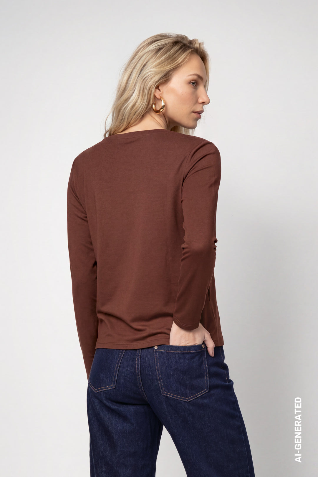 Pullover, chocolate brown 557 Bild 4