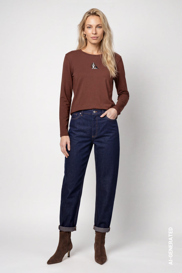 Pullover, chocolate brown 557 Bild 6