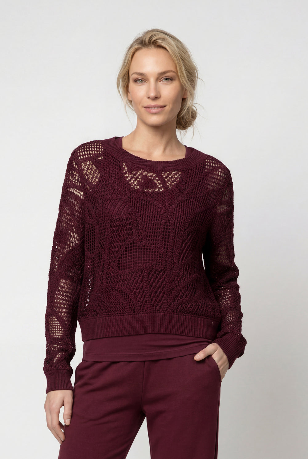 Pullover, dark bordeaux 316 Bild 2