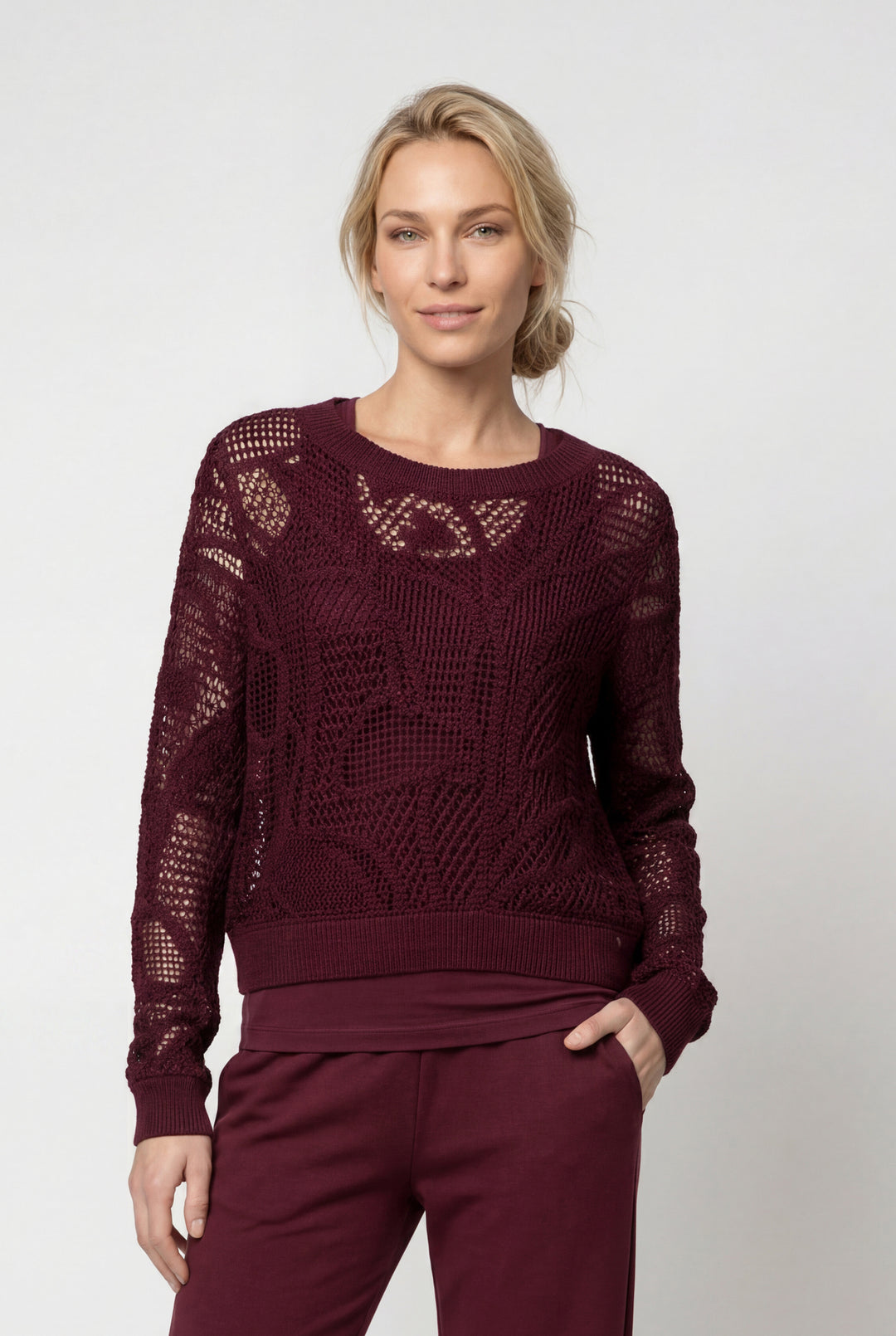 Pullover, dark bordeaux 316 Bild 2