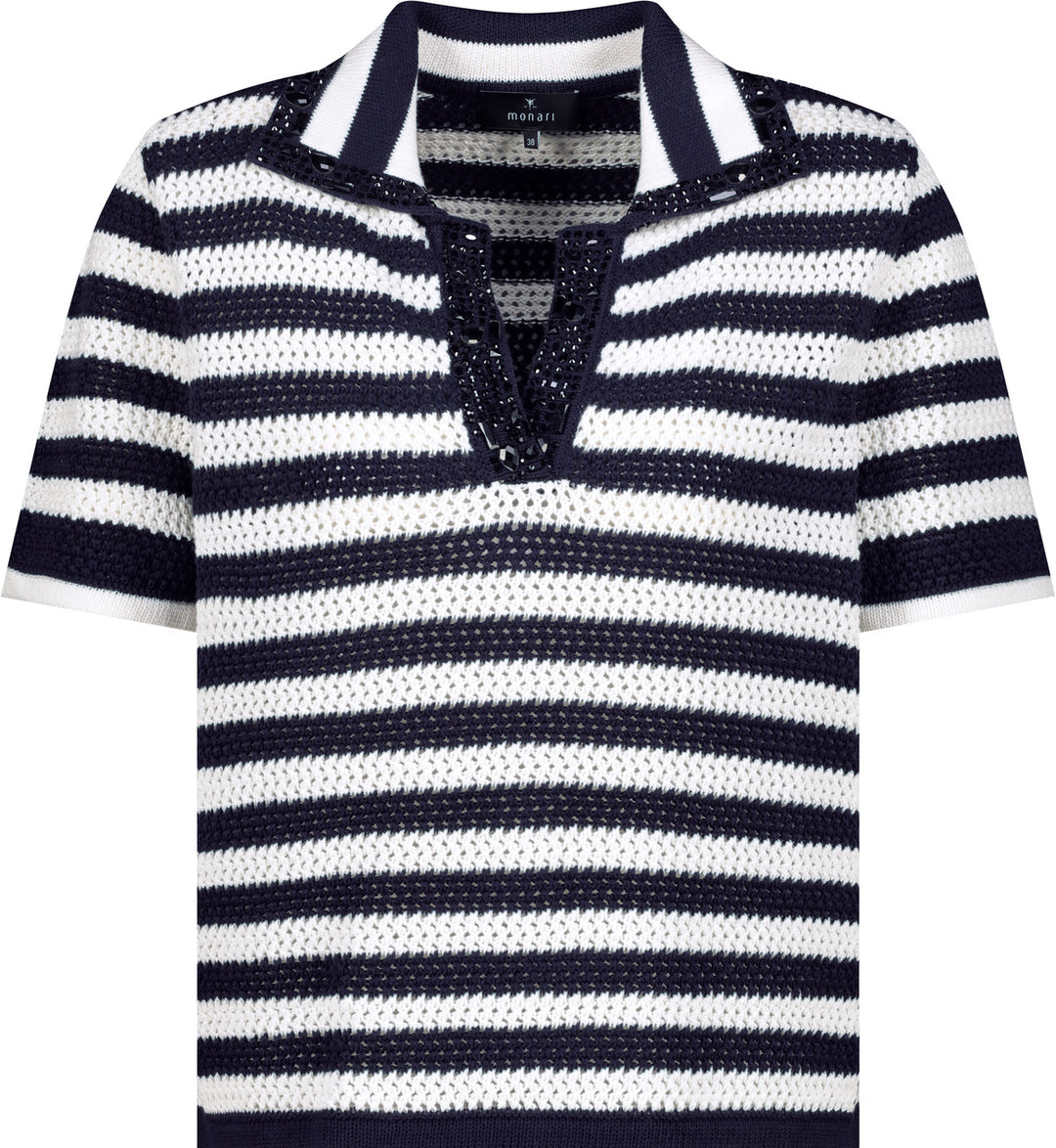 Pullover, marine ringel 756 Bild 1