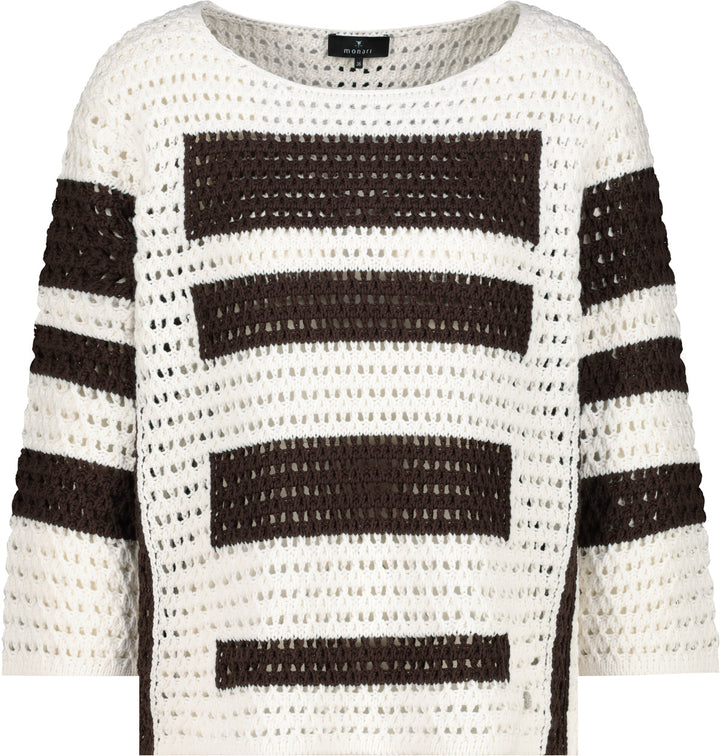Pullover, off-white gemustert 104 Bild 1