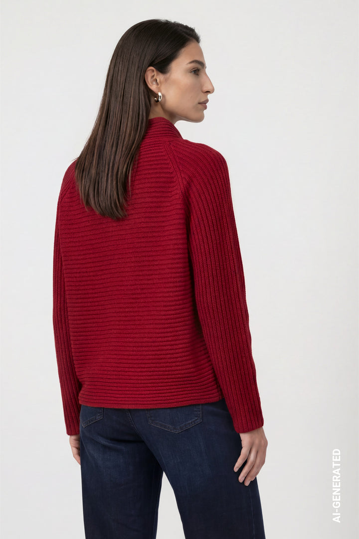 Pullover, red dahlia 319 Bild 4