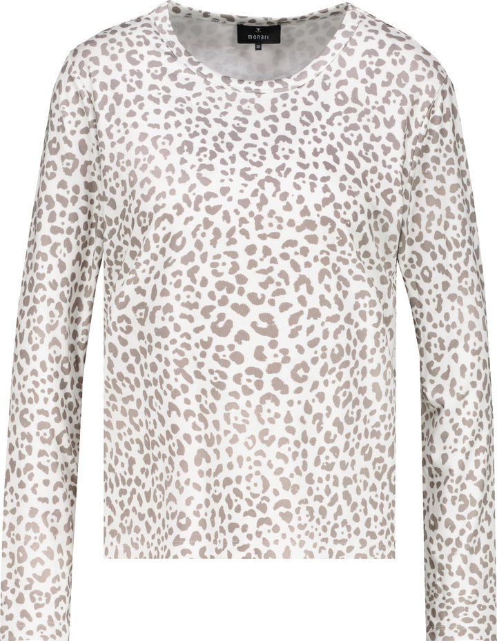 Pullover, taupe gemustert 581 Bild 1