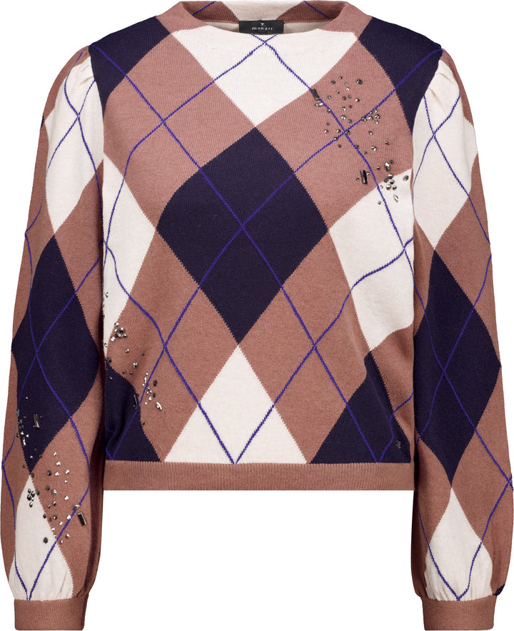 Pullover, tiramisu gemustert 554 Bild 1