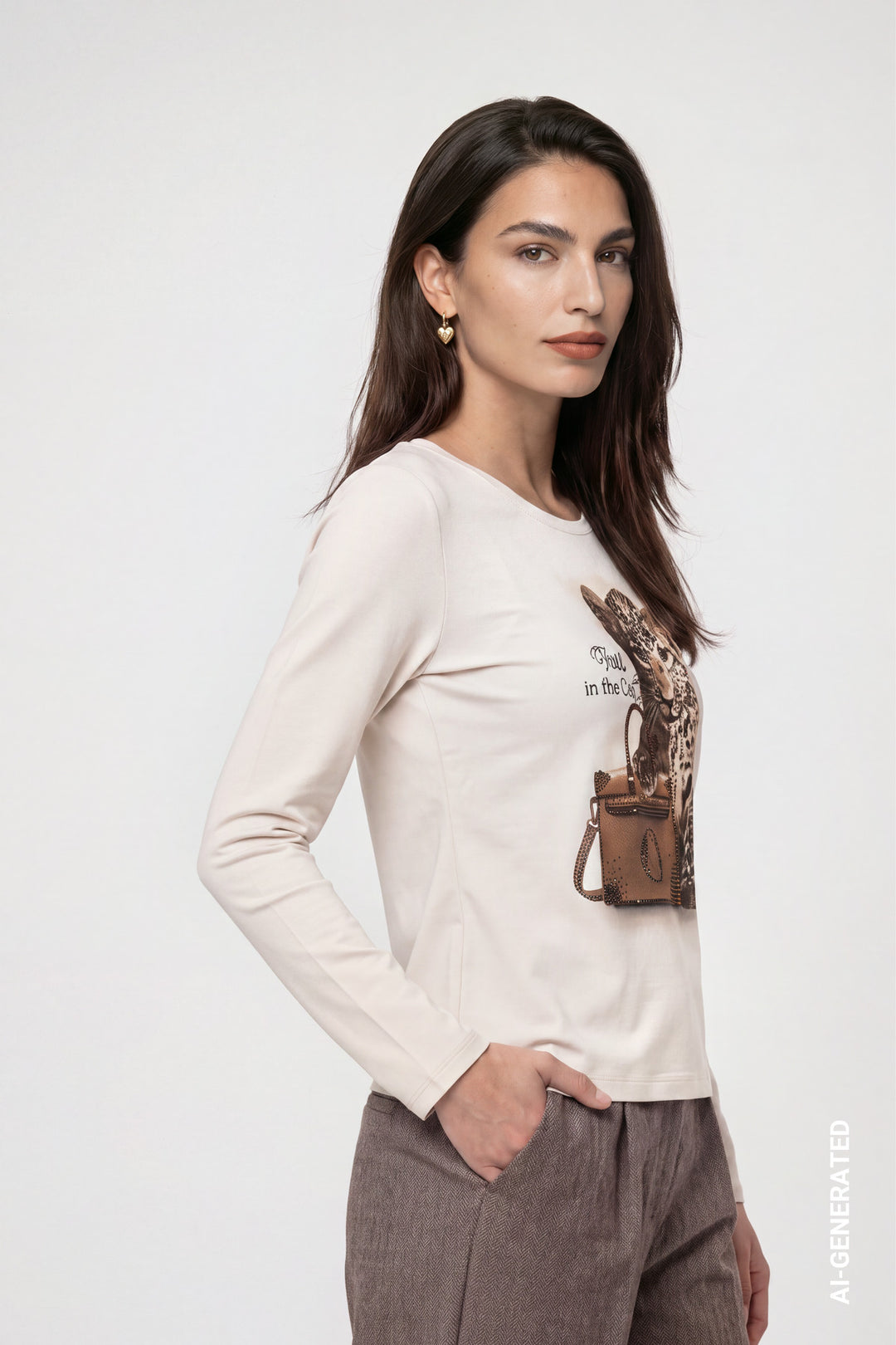 Pullover, warm beige 110 Bild 3