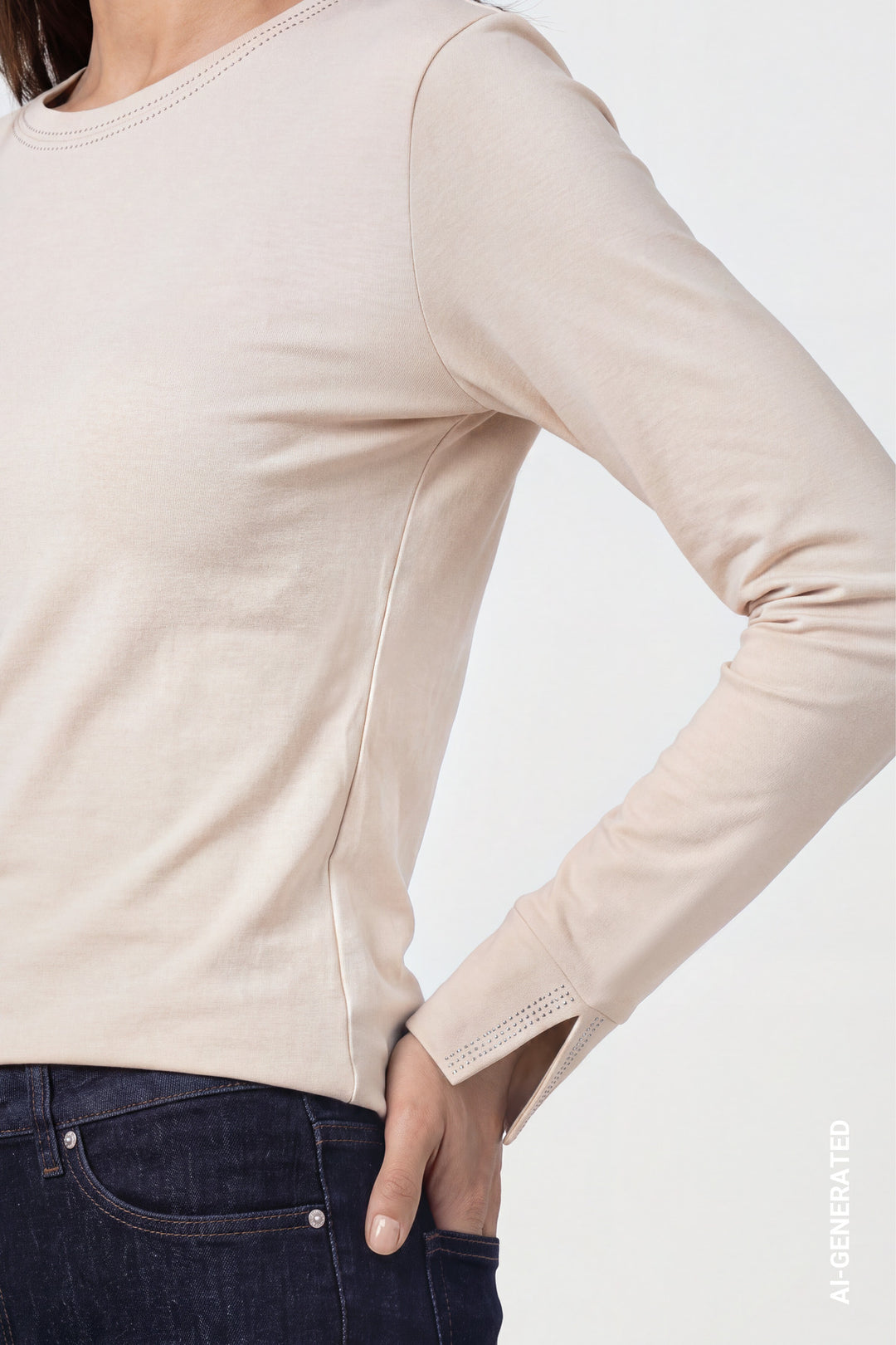 Pullover, warm beige 110 Bild 5