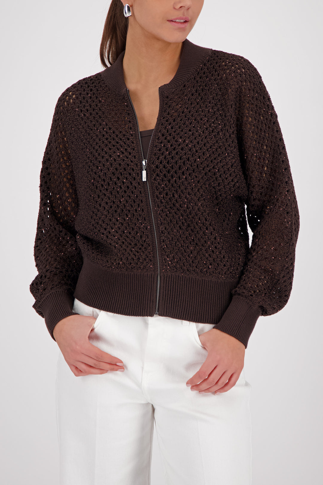 Strickjacke, dark chocolate 564 Bild 2