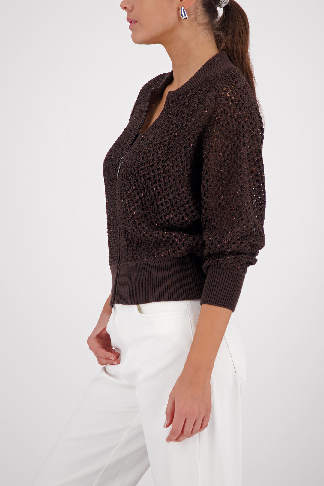 Strickjacke, dark chocolate 564 Bild 3