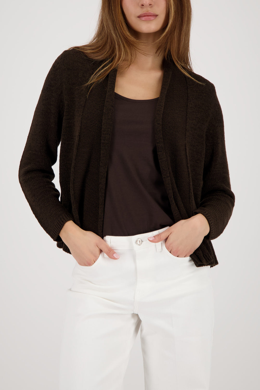 Strickjacke, dark chocolate 564 Bild 2