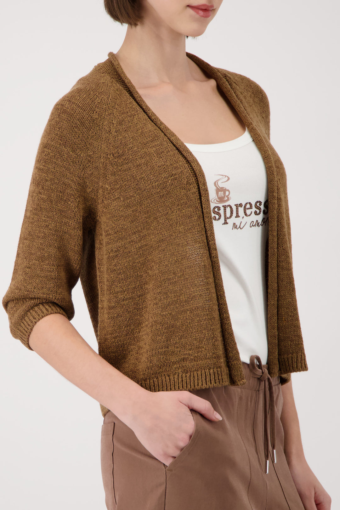 Strickjacke, mocca 523 Bild 3