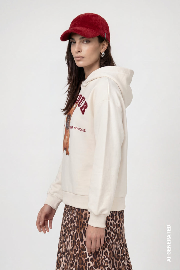 Sweatshirt, antique white 160 Bild 3