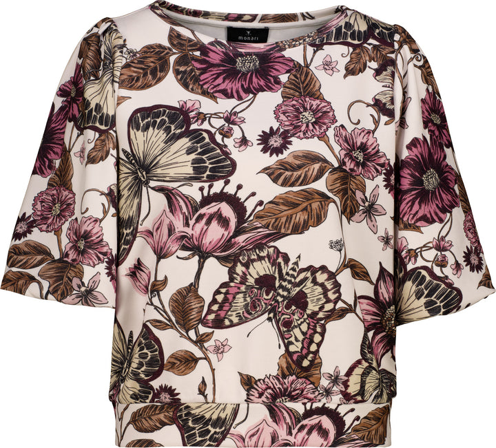 Sweatshirt, antique white gemustert 162 Bild 1