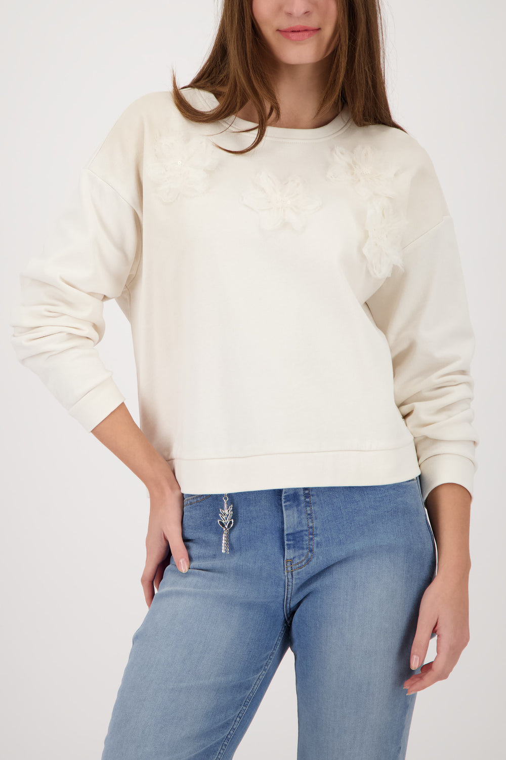 Sweatshirt, champagne beige 124 Bild 2
